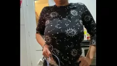 Play Anna Maria Mature Latina in Tight Workout Apparel Teasing with Her Big Booty and Exotic Dominicana Charm